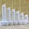 100ml 150ml Plastic Airless Pump Bottles Silver Line Maquiagem Liquid Makeup Empty Cosmetic Containers Packaging 100pcsgoods Jvwul