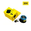 Watch Repair Kits 5X 10X 20X Magnifying Tool Portable Lens With Clip Eyepiece For Eye Overhauling