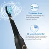 Brosse à dents SEAGO électrique Rechargeable sonique têtes de voyage remplacement adulte minuterie brosse 5 Modes 4 couleurs 231017