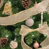 Decorazioni natalizie 1 scatola di palline di plastica in oro rosa ornamento 4 cm ciondolo pendente palla per interni anno decorazione per albero di Natale decorazione per la casa 231017