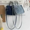 Borse a tracolla Borse jeans denim Borse cool Fasion Street Tote ardware Borsa a spalla da donna in denimborse alla modanegozio