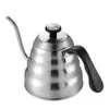 Coffee Pots Coffee Drip Kettle Pot with Thermometer Stainless Steel Thin Mouth Gooseneck Coffee Pot Pour Over Drip Coffee Kettle 1L/1.2L 231018