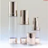 Bottiglie riutilizzabili per lozione per pompa a vuoto per bottiglie airless da 30 ml 50 ml Imballaggio cosmetico liquido di bellezza di alta qualità 100 pezzi / lotto all'ingrosso Lomll