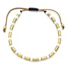 Bracelets à maillons Vintage en métal plaqué or, perles pour femmes, style Boho, corde à breloques, cadeau de Couple, 2023