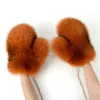 Fünf Finger Handschuhe Marke Mädchen Mode Luxus Echtpelz Handschuh Winter Frauen Natürliche Echtpelz Handschuhe Warme 100% Echte Pelz handschuhe 231017