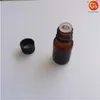 10 ml Mini Amber Glazen Flessen met Lekvrije Stopper Vloeibare Potten Essentiële Olie 24 stks/lotgood aantal Fwfhp