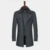 Men's Wool Blends Fashion Winter Mens Double Collar Thick Jacket Single Breasted Trench Coat Men Size M3Xl Brand Outdoor Warm Soft safewfb 231017