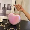 Evening Bags 2023 Candy Color Heart Shape Tote European Brand Designer Luxury Party Wedding Bag Fashion Clutch Shoulder Crossbody 231017