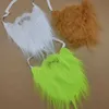 Nuevo conjunto de regalo de Navidad sombrero bufanda guantes barba máscara ceja suministros de fiesta