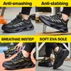 Boots Style Rotary Button Men's Safety Work Shoes Breathable Puncture Proof Nonslip Platform For Men Industrial 231018
