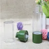 30 ml 50 ml Kleine Groene Airless Fles Reizen Cosmetische Potten Plastic Emulsie Lege Hervulbare Flessen voor Make-up Vloeistof 100 stks / lotgoods Qbhrb