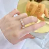 Anillos de racimo Primavera Qiaoer 925 Plata esterlina Laboratorio Zafiro Diamantes de alto carbono Piedra preciosa Anillo de boda Anillo de compromiso Joyería fina