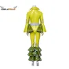 Cosplay Cosplay Musicale Mamma Mia Costume Cosplay Abito giallo Performance Costume di scena Abito di lusso per le donne