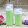 Groene lege airless pomp plastic flessen 50 ml 80 ml emulsiefles lotion op reizende cosmetische verpakking 10 stks / partij gratis scheepsgoederen Xntpc