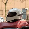 Casques de moto Casque Couverture complète Hiver Double lentille Quatre saisons Personnalité Courir Capacete de Moto