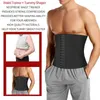 Intimo modellante per uomo Cintura Corsetto Palestra Dimagrante Termo trainer Cintura pancia Grasso Shapewear Uomo Allenamento Addome Shaper Vita Controllo del sudore Bruciore