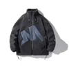 Winterjas Katoen gewatteerde kleding Vintage lamsfleece Bijpassende opstaande kraag Warme jas Street Loose Couple Jacket