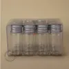 36pcs/lot 10ml Glass Sample Bottle With Aluminium Cap 1/3OZ Empty Jar Cosmetic Containers 10g Small Pot Refillable Packaginggood qualit Vdss