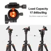 Stativ Walkingway 6299Inch Camera Tripod Aluminium Portable Travel Lightweight Compact with Ball Head för Projector Easel 231018