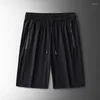 Mäns shorts Welloome Snabbtorkningstil Plus -storlek Solid Color Men Beach Casual Summer 2023 Running Sport Elastic midjekläder kort