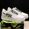 Designer Low Men Casual Shoes Star SK8 Stas Color Camo Staesi Combo Bathing Pink Patent Trainers Leather APES Green Black White Women Sneakers ym