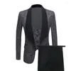 Herrenanzüge Herren JELTOIN 2023 Designs Mariage Mantel Maßgeschneiderte 3-teilige Sets Anzug Männer Mode Formal Smoking Slim Fit Terno Masculino