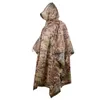 Regenjassen Regenjassen Camouflage Opvouwbare regenjas voor wandelen Draagbare tactiek Poncho Heren Waterdicht Toerisme Opvouwbare regenjas Dhgarden Dhng0