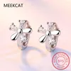 Boucles d'oreilles créoles en argent Sterling 925, bijoux tendance, petite fleur ronde, breloque féminine, cadeau Aros Plata Mujer, 2023