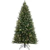 Albero artificiale preilluminato compatibile con decorazioni natalizie Smart Home con 40 opzioni di illuminazione Albero da 65 piedi 231017