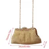 Evening Bag Luxury Clutch Detachable Chain Wedding Purse Prom Banquet Handbag Female Elegant Party Shoulder 231017