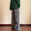 Erkek Hoodies Sweatshirts y2k çiçek işlemeli bol kot pantolon 2023 Streetwear Amerikan gündelik denim geniş bacak pantolon hombre düz pantolon 231018