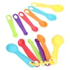 Measuring Tools 12Pcs/set Colourful Spoon Plastic Cup And With Scale Safe Convenient For Kitchen Bakery