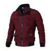 Mens Jackets Bomber Jacket Men Fashion Casual Windbreaker Coat Spring Autumn Outwear Stand Slim Military 231018