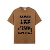 23ss designer de galerias moda camisetas homens mulheres camisetas marca manga curta hip hop streetwear tops roupas D-19 tamanho xs-xl