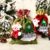 Christmas Decoration Cute Old Man Snowman Fence Handbag Candy Gift Bundle Pocket Children's Holiday Gift Bag