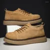 Scarpe eleganti di marca Stivali da uomo in pelle scamosciata sintetica Uomo Business Casual Autunno Inverno Moda Oxford per