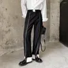 Men's Pants 2023Celebrity Streetwear Fashion Design Net Show Zipper Mens Yuppie Loose Casual Suit Trousers Male Japan Korean Chic