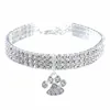 Kat Hond Halsband Strass Huisdier Kraag Benodigdheden Kristal Puppy Chihuahua Halsbanden Ketting Hondenriemen