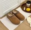 Tazz Tasman Zapatillas Botas de diseñador Invierno Mujer Hombre Zapatos sin cordones Ante Parte superior Lana Otoño
