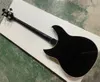 Yarı Tutulgu Vücut 4 Dizeleri Siyah Elektrik Bas Gitar Bağlayıcı gül ağacı klavye özelleştirilebilir