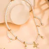 Pendentif Colliers Ancien Chinois Hanfu Collier Perle Simulé Perles Femmes