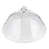 Dinnerware Sets Dome Cover Cake House Acrylic Glass Stand Transparent Covers Outside