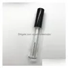 Bottiglie di imballaggio All'ingrosso 10 ml Bottiglia vuota di mascara Tubo contenitore con bacchetta per ciglia Bottiglie rotonde Petg Trasparente Ufficio di imballaggio Sch Ot729