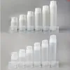 24 X Mini vide portable clair blanc distributeur sans air lotion pompe bouteilles de crème 30 ml 50 ml 80 ml 100 ml 120 ml 150 mlgood Vdhcs