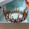 NEW Black beautiful Princess Headwear Chic Bridal Tiaras Accessories Stunning Crystals Pearls Wedding Tiaras And Crowns 12102232J