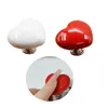 Toilet Seat Covers Heart Shaped Press Button Push Switch Decor Room Bathing Flush Water Home Decoration