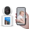 Videochiamata con un clic Monitoraggio a 360 gradi Wireless WiFi Telefono cellulare Visualizzazione remota Telecamera domestica visiva bidirezionale