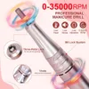 Nail Manicure Set Drill Professional Lathe Machine Mill For Electric Nails Sander Polisher Cutter File 35000rpm Gel Motor 231017