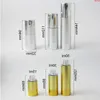 15ml 30ml 50ml Empty Gold Aluminum Airless lotion Pump Bottle 1OZ Silver Container 30ML Lotion Packaginggood Ucfnt