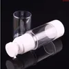 15 ml 30 ml 50 ml Reizen Plastic Transparant Mini Vacuümpompschip Zilveren Lijn Lege Hervulbare Flessen Draagbare Airless Bottlegoods Rwjvu
